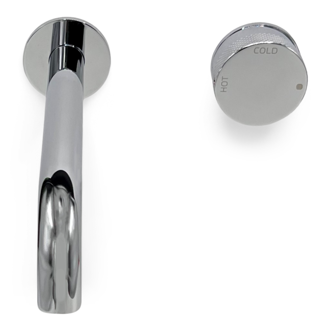 Como Mood 60 Inbouw wastafelkraan chroom gebogen uitloop 4 varianten met inbouwdeel