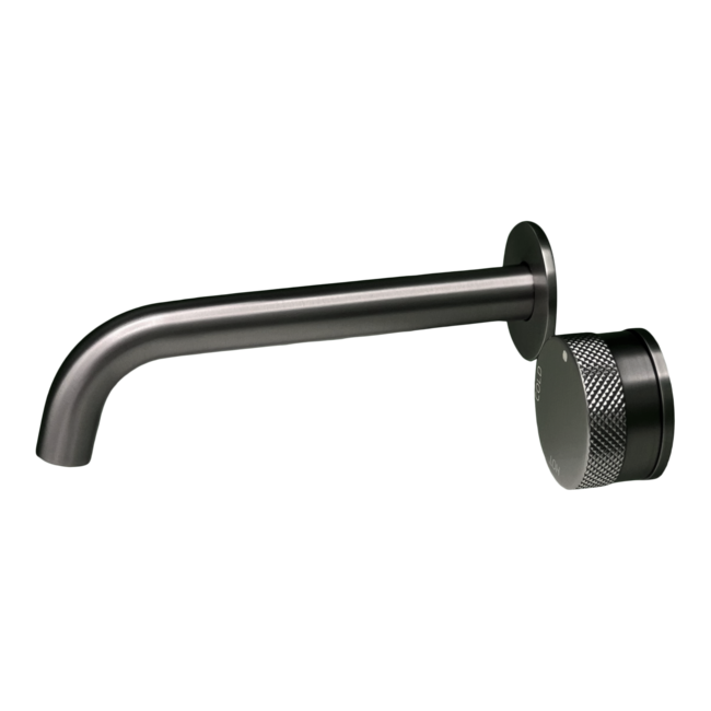 Como Mood 60 Gunmetal wastafelkraan- inbouw. 4 varianten kraan-uitloop. Wastafelkraan compleet!