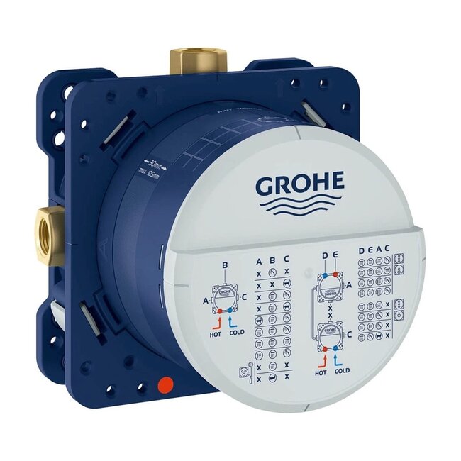 Grohe Grohtherm Smartcontrol Comfortset warm sunset UP met Rainshower 310 SmartActive, vierkant
