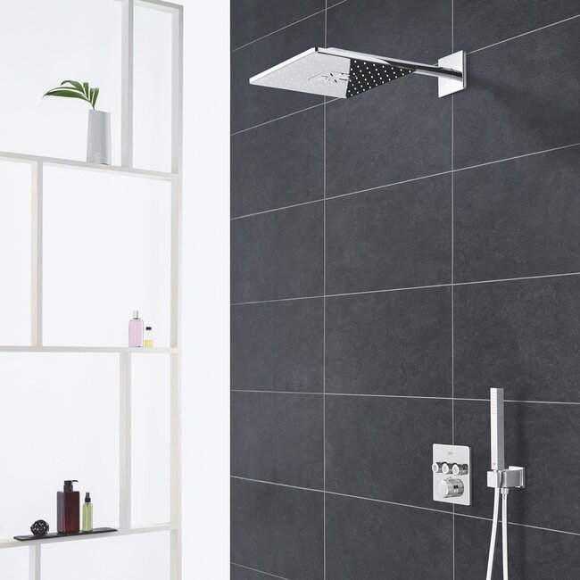 Grohe Grohtherm Smartcontrol Comfortset chroom UP met Rainshower 310 SmartActive, vierkant