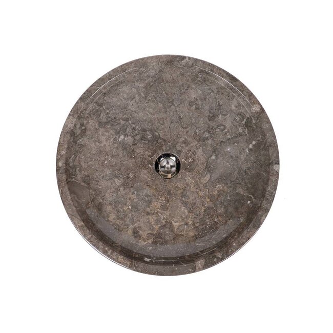 Waskom natuursteen emperador , 45x 12 cm, rond