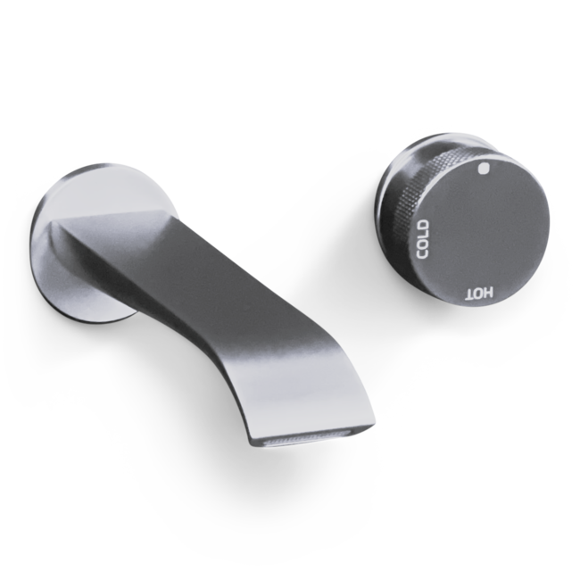 Como Mood 60 inbouw wastafelkraan S-Line nikkel, waterbesparend.