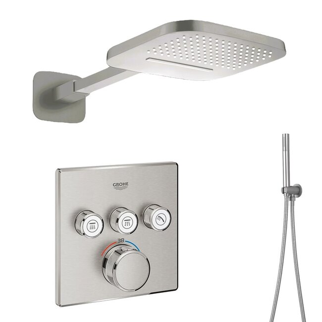 Grohe Grohtherm Smartcontrol Comfortset douchesysteem met Mood 60 2 functie hoofddouche