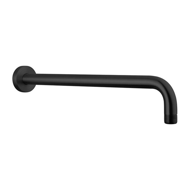 Como Mood 60 Douchearm wandmontage, mat zwart, 40cm lengte