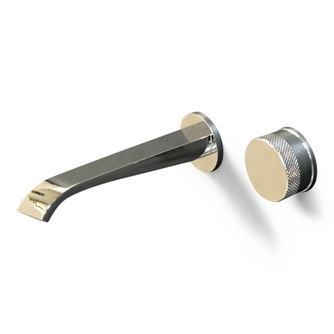 Como Mood 60 3 gats  inbouw wastafelkraan chroom, waterbesparend.