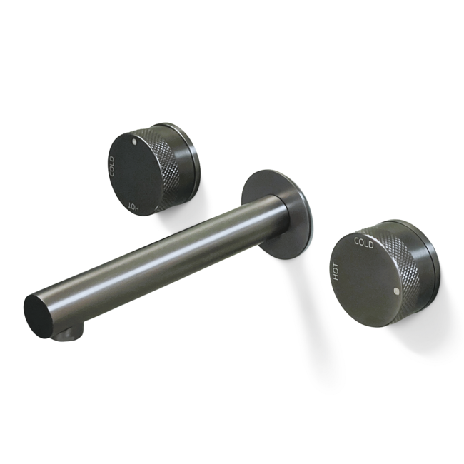 Como Mood 60 inbouw wastafelkraan  gunmetal, waterbesparend