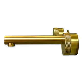 Como inbouw wastafelkraan goud Mood 60 3 gats