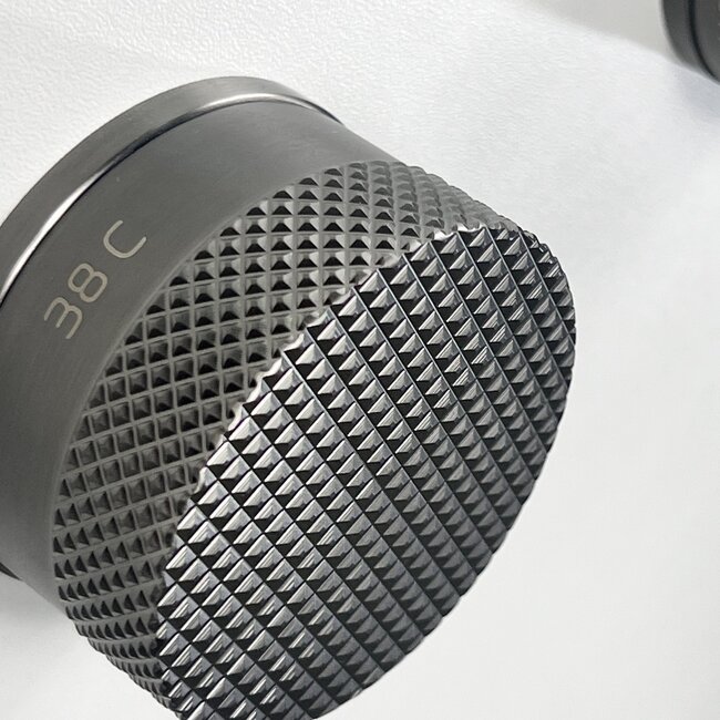 Como Mood 60 Plus 2-weg douchekraan in gunmetal met handdouche set