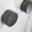 Como Mood 60 Plus 2-weg douchekraan in gunmetal met handdouche set
