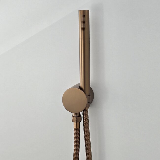 Como Douchekraan rosé goud Mood 60 Plus met handdouche set-2 weg