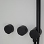 Como Douchekraan zwart Mood 60 Plus met handdouche set-2 weg