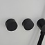 Como Douchekraan zwart Mood 60 Plus met handdouche set-2 weg