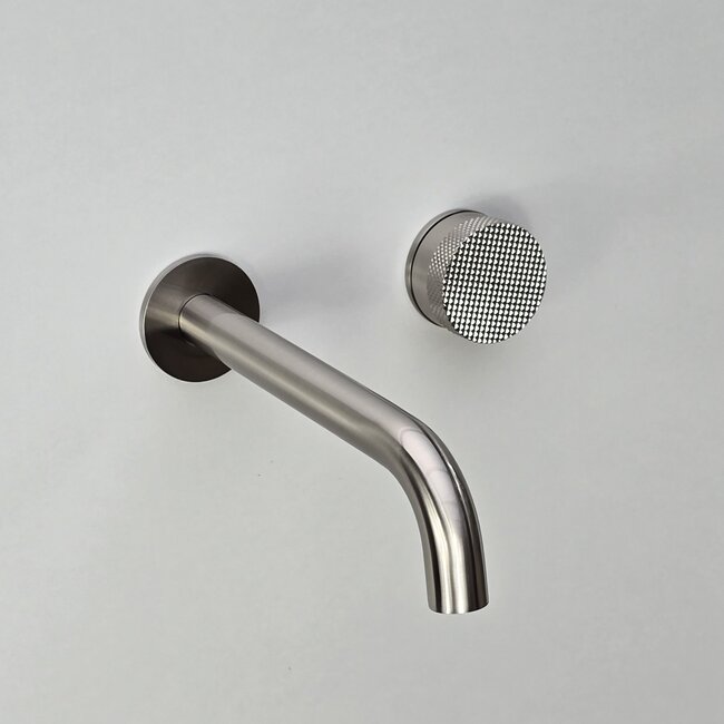 Como Inbouw wastafelkraan  Mood60 Plus nikkel, waterbesparend.