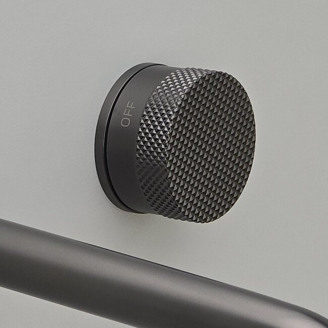 Como Mood 60 Plus inbouwkraan voor wastafels – Gunmetal – 20 cm uitloop – Compleet wastafelkraan met inbouwdeel