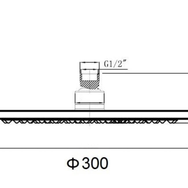 Como Inbouw Doucheset Mood 60 Plus nikkel met 30 cm hoofddouche-2 varianten