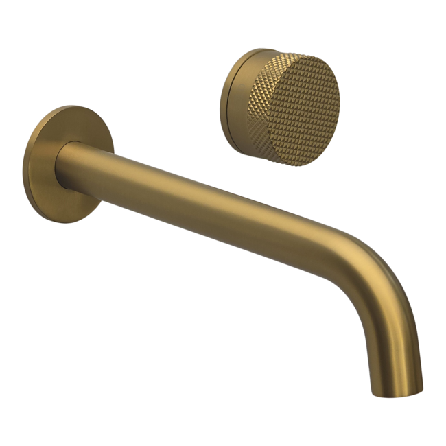 Como Inbouw wastafelkraan goud Mood60 Plus, waterbesparend.