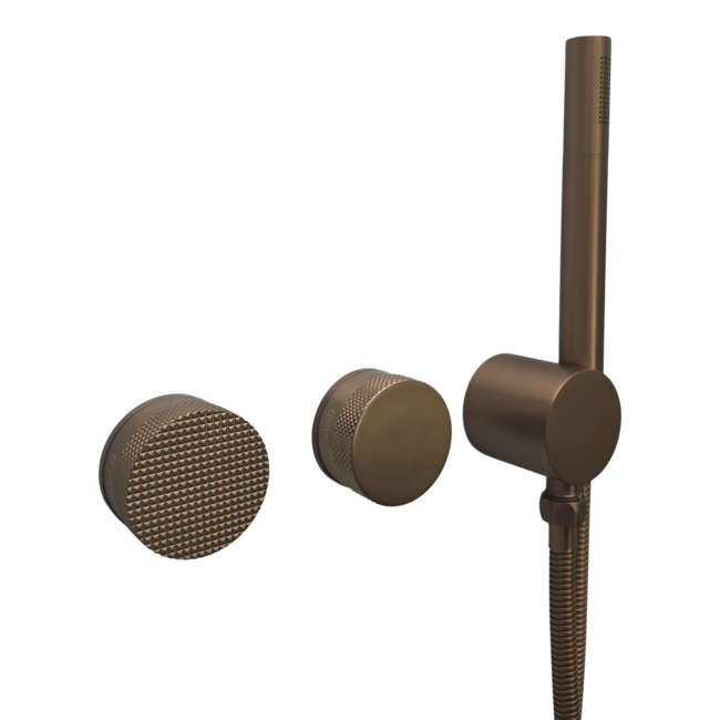 Como Gouden Doucheset Mood 60 Plus rose gold met 30 cm hoofddouche-2 varianten