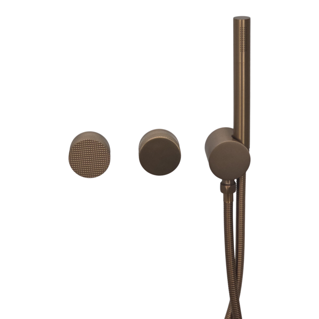 Como Gouden Doucheset Mood 60 Plus rose gold met 30 cm hoofddouche-2 varianten