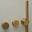 Como Badkraan messing goud met handdouche Mood 60 Plus-compleet set