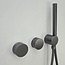 Como Mood 60 Plus badkraan gun metal met handdouche-set