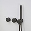 Como Mood 60 Plus badkraan gun metal met handdouche-set
