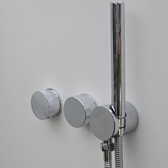 Como Badkraan Mood 60 Plus chroom met handdouche-set