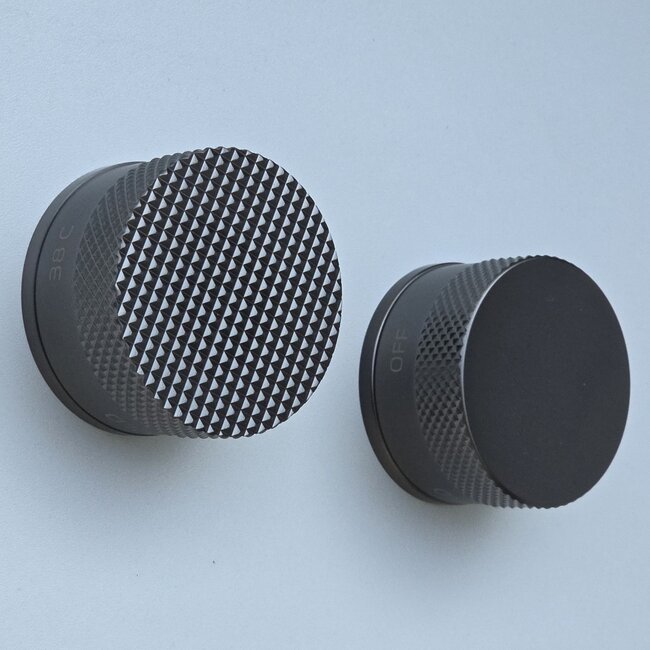 Como Inbouw douchekraan gun metal Mood 60 Plus 2 weg inbouwthermostaat met 2 varianten