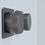 Como Inbouw douchekraan gun metal Mood 60 Plus 2 weg inbouwthermostaat met 2 varianten
