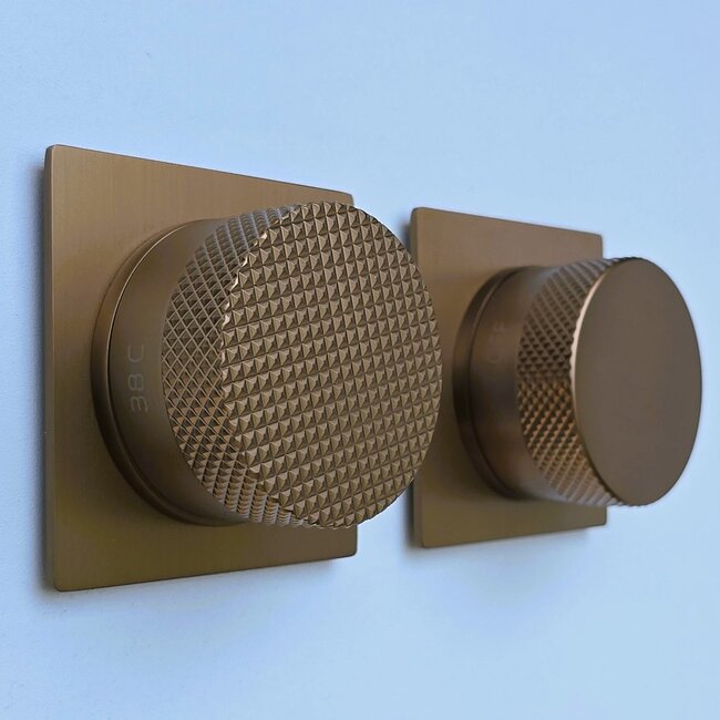 Como Douchekraan inbouw Mood 60 Plus rose goud 2 weg inbouwthermostaat