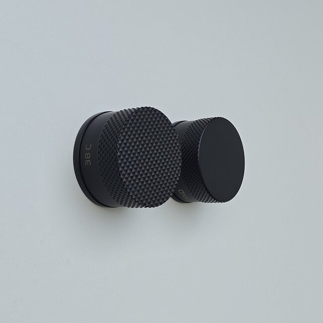 Como Zwarte badkraan thermostaat inbouw, Mood 60 Plus met inbouwdeel.