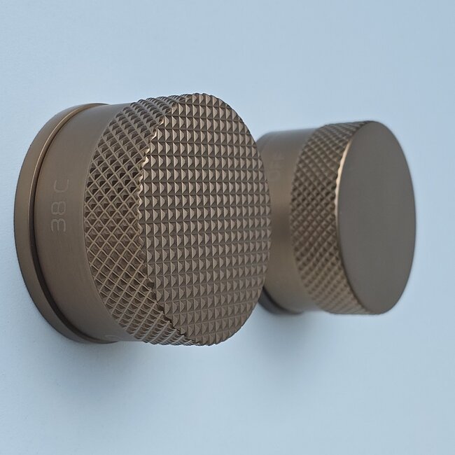 Como Badkraan Mood 60 Plus rosé goud met handdouche-set