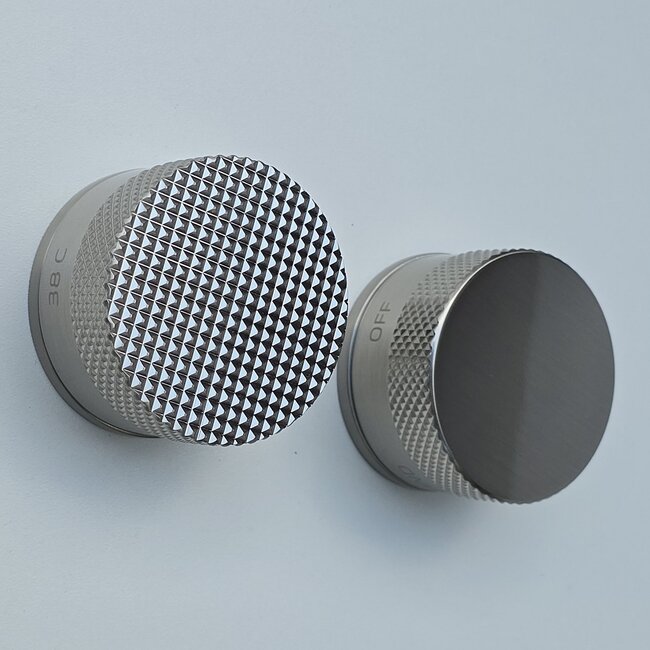 Como Badkraan Mood 60 Plus nikkel met handdouche-set