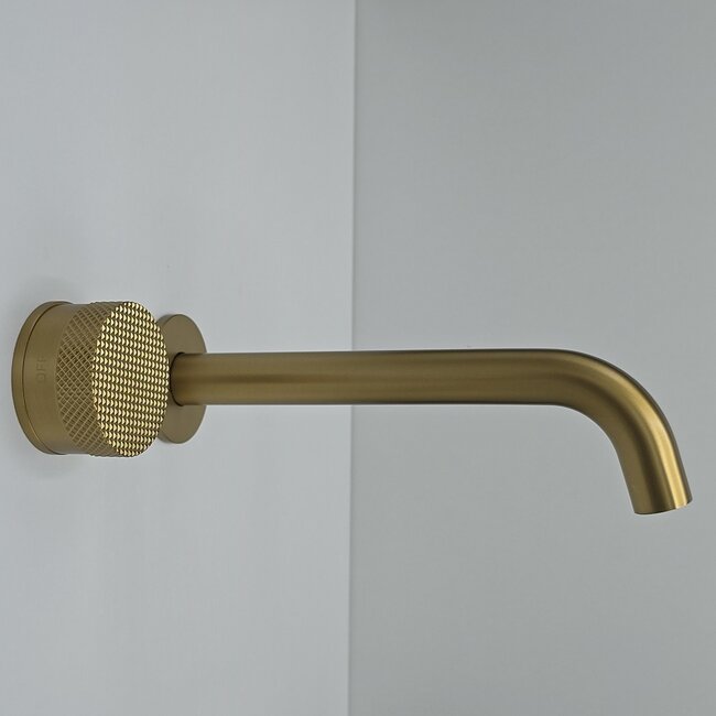 Como Inbouw wastafelkraan goud Mood60 Plus, waterbesparend.