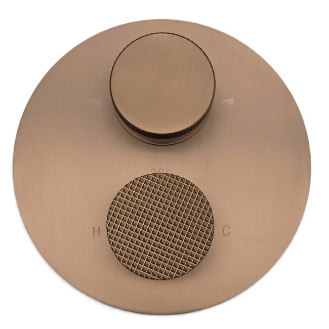 Como Douchekraan inbouw Mood 60 Plus rose goud 2 weg inbouw-thermostaat