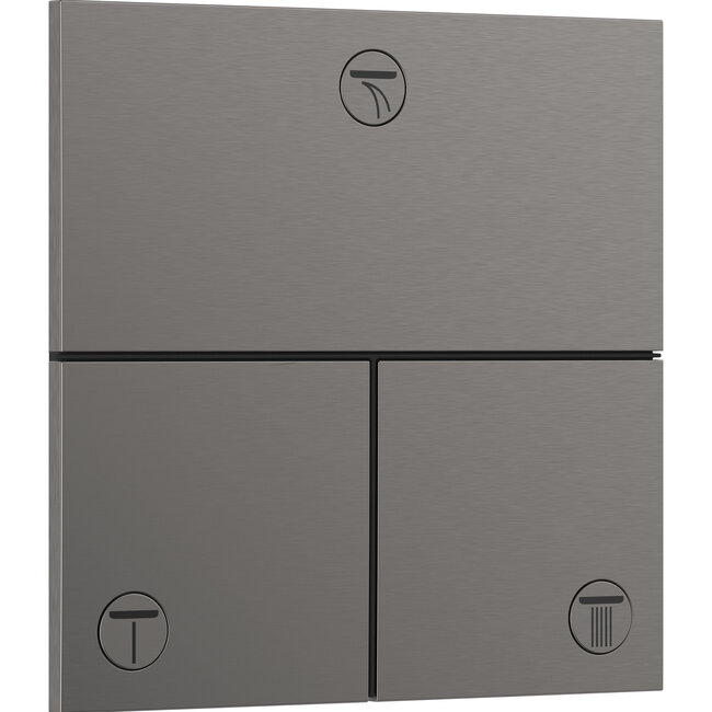 Hansgrohe ShowerSelect comfort s douchemengkraan 3 functies 5 varianten, vierkant