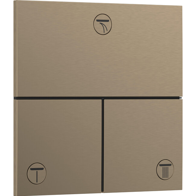 Hansgrohe ShowerSelect comfort s douchemengkraan 3 functies 5 varianten, vierkant