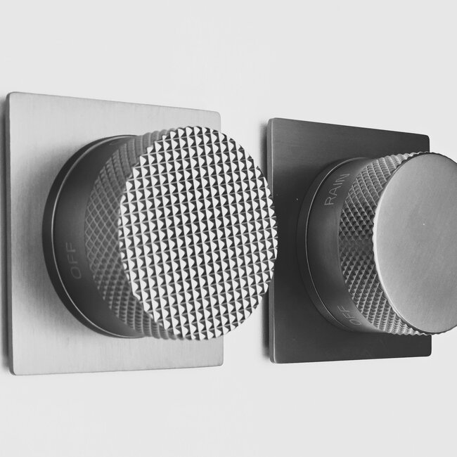 Como Regendouche inbouw geborsteld nikkel, Mood 60 Plus met plafond douchekop. Compleet set