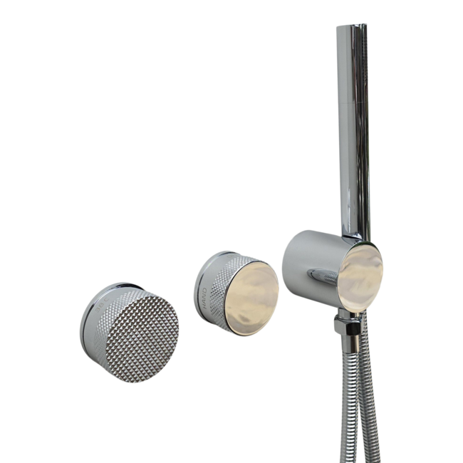 Como Regendouche set plafond Mood 60 Plus, chroom met 30 cm douchekop.