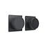 Como Zwarte regendouche inbouw Mood 60 Plus met plafond douchekop. Compleet set