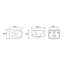 Go Fleet hangwc-rimless met softclose wcbril