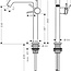 Hansgrohe Tecturis S 240 Fine CoolStart wastafelkraan verhoogd - Zwart