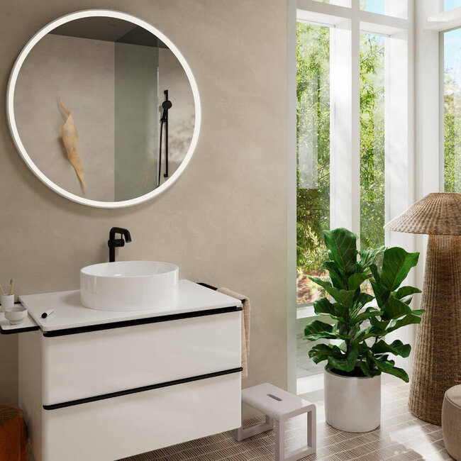 Hansgrohe Tecturis S 240 Fine CoolStart wastafelkraan verhoogd - Zwart