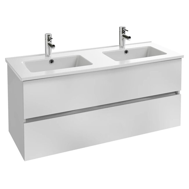 Tolbiac 120cm badkamermeubelset wit met led spiegel