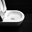 Clou Hammock Randloos Wandtoilet 49 x37 cm – Glans Wit met Softclose Zitting