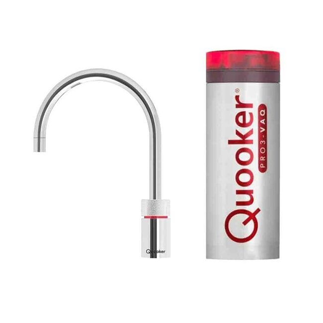 Quooker Quooker Nordic Round PRO3 – Kokendwaterkraan 3L RVS
