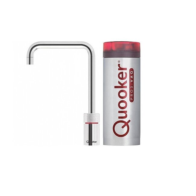 Quooker Quooker Nordic Square PRO3 – Kokendwaterkraan 3L Chroom