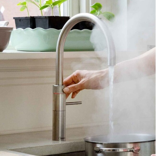 Quooker Quooker Fusion Round RVS 3-in-1 – Kokendwaterkraan met PRO3 Reservoir