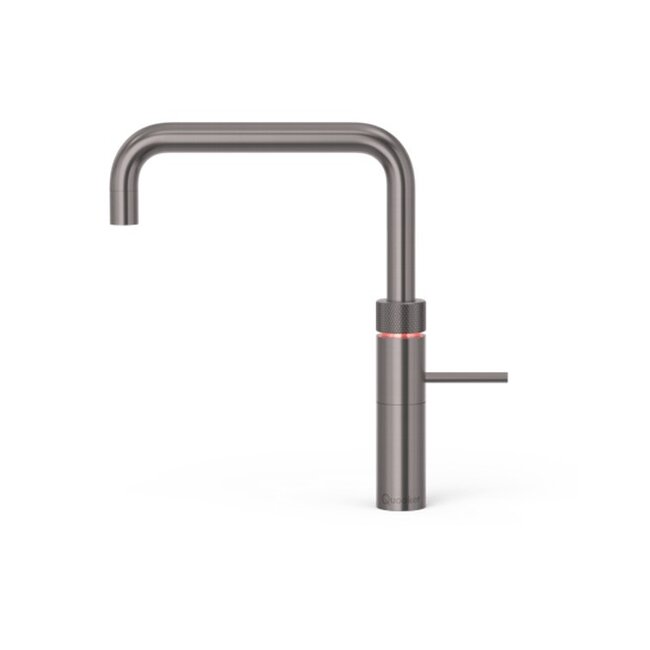 Quooker  Fusion Square gunmetal is een 3-in-1 keukenkraan