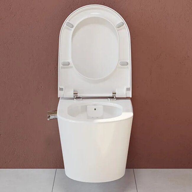 Vitra Nest Wandcloset met Ingebouwde Bidet – Rimfree & Softclose