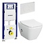 Geberit  UP320  met Vitra rimfree wc met bidet compleet pack aanbieding